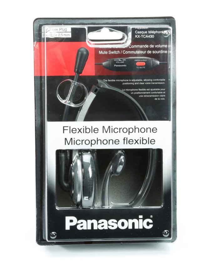 Panasonic Flexible Microphone Headset KX-TCA430