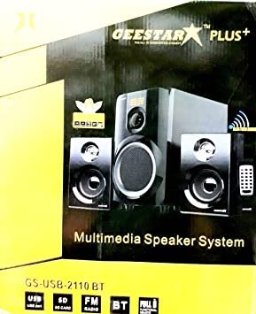 Black web 2.1 Multimedia Speaker System