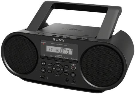 SONY Portable Bluetooth Digital Turner AM/FM CD Player Mega Bass Reflex Stereo Sound System 