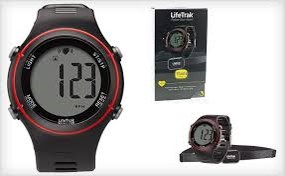 LifeTrack Train HRM fitness watch, streaming heart rate, training zones, calorie burn, no recharging, stopwatch, 30 day store warranty