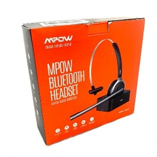 MPOW Bluetooth 4.1 Headset, Voice Dialing, Works on all platforms, Model: BH231A