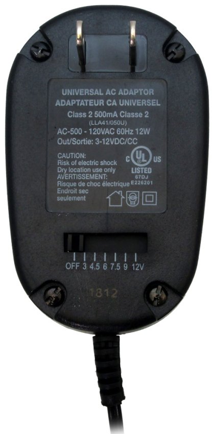 ECLIPSE PRO Universal AC Power Adapter, AC-500  