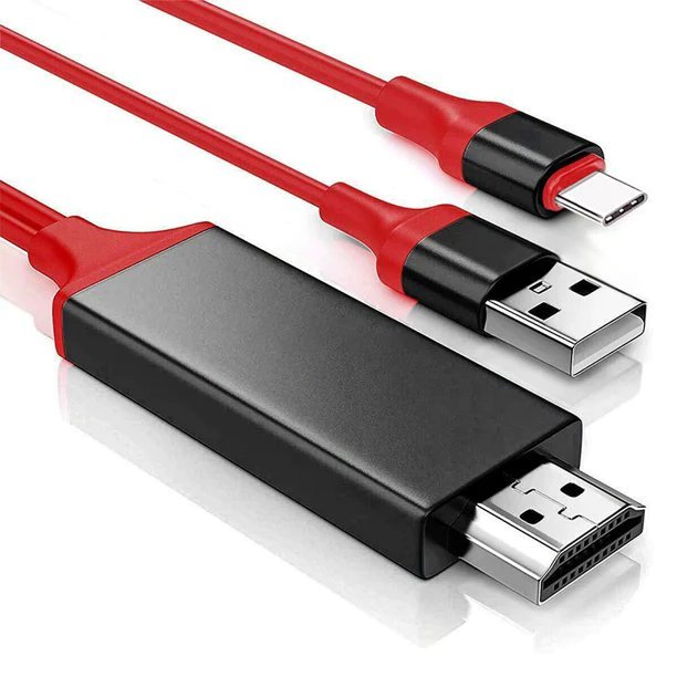 HOT!! Type-C to UHD Cable, 4K HDMI cable, superspeed USB, Type-C & USB & HDMI, 2m cable