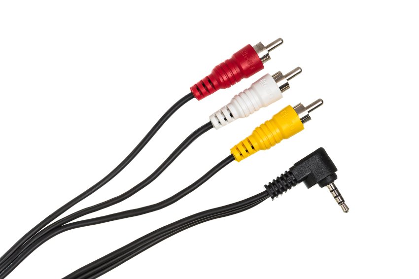 CHATEAU 10ft Camcorder cable, mini jack to 3 RCA plug