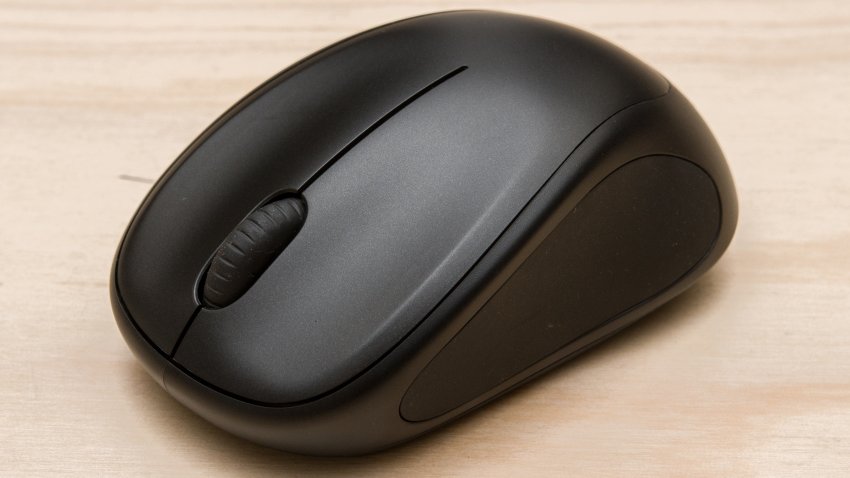 Logitech M317 wireless mouse, soft touch wheel, 12 moth battery life, 33ft/10m range, smooth and accurate cursor control, wireless UBS included