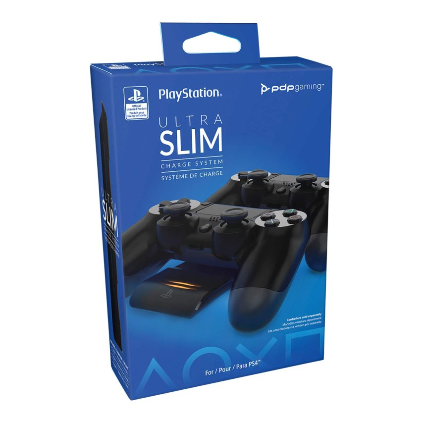 PlayStation Ultra Slim Charge System, 2 Controller Charging Dongles & AC Adapters included Black, no Warranty