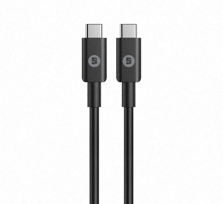 TopSync Ultra Speed 6ft USB 3.1 Type-C to Type-C Cable, Lifetime- brand warranty, compatible with thunderbolt 3 ports, tested certified
