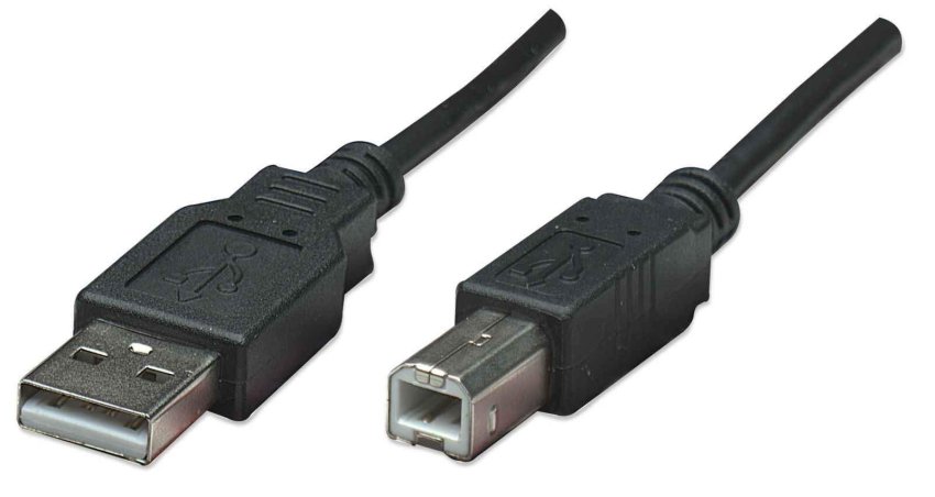 HIGH SPEED 25ft USB-A to USB-B cable, 30 day warranty