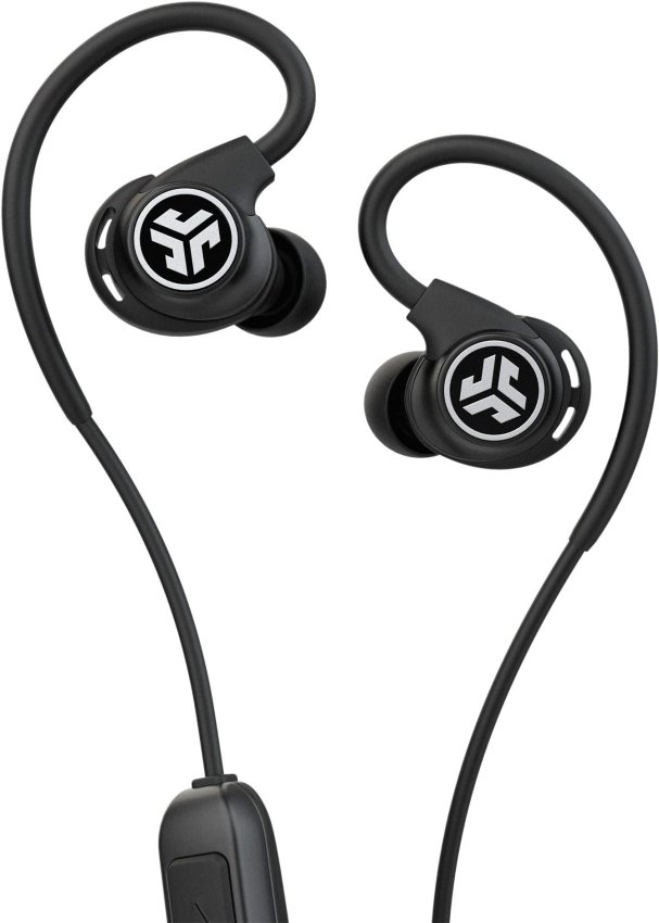 JLAB FIT SPORT Wireless fitness earbuds, memory wire, ear hooks