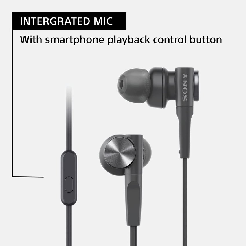 SONY XB55AP Wired Extra Bass Earbud Headphones