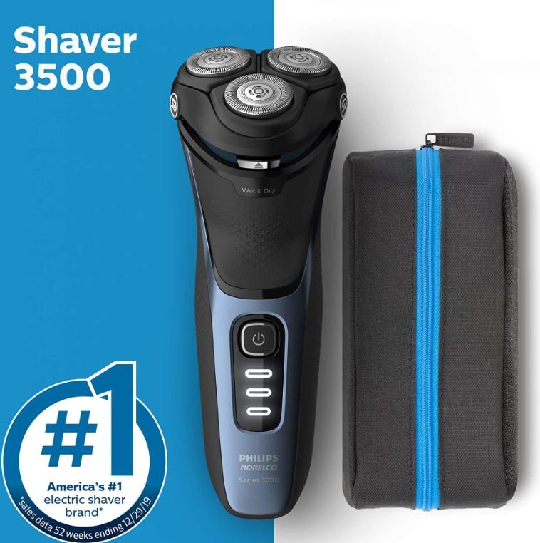 Philips Rechargeable Wet & Dry Electric  Shaver 3000