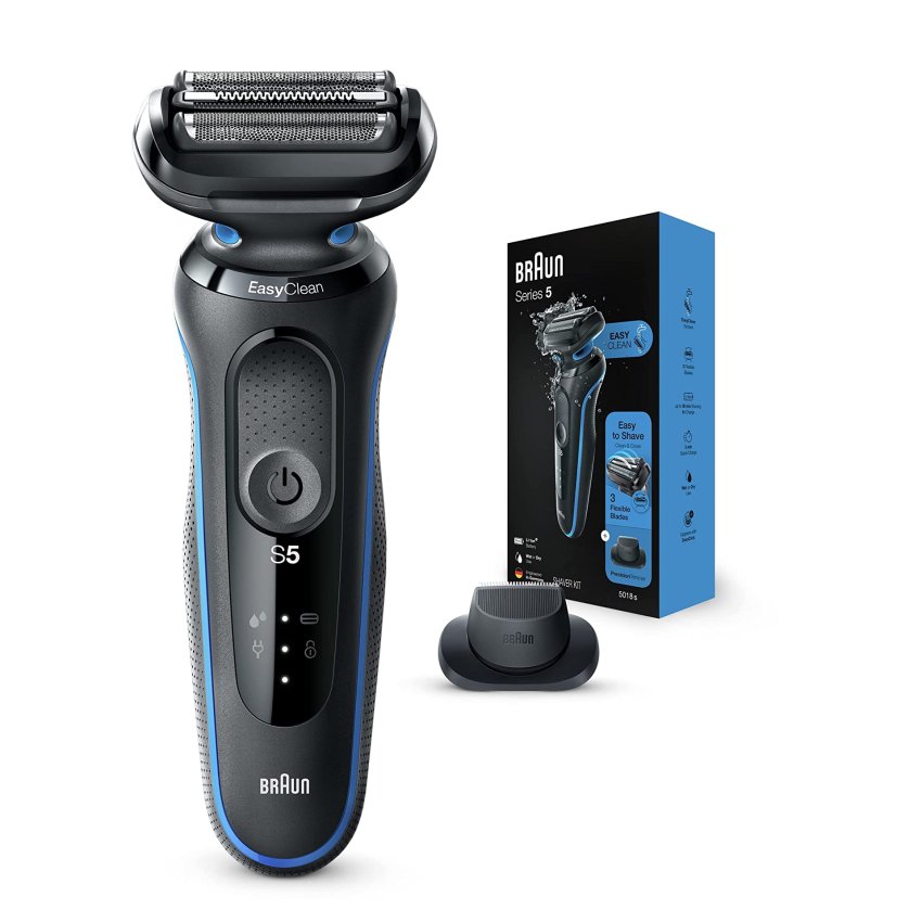 Braun Series 5 - 5018S Electric Foil Shaver with Precision Beard Trimmer