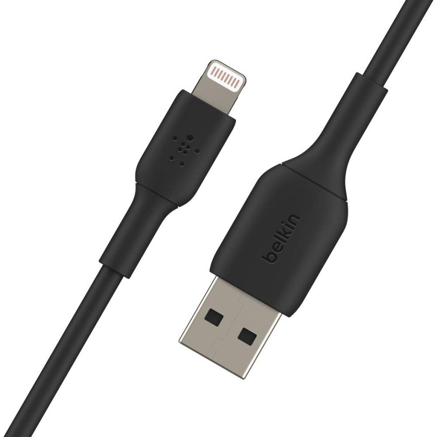 Belkin Boost Charge Lightning Cable - 6.6ft/2M - MFi Certified Apple iPhone Charger USB to Lightning Cable