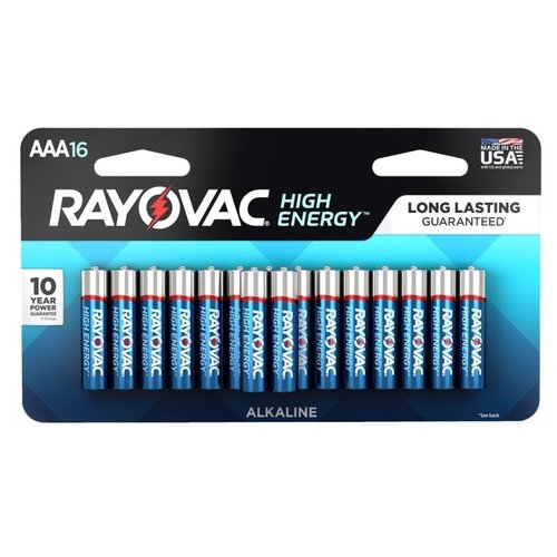 Rayovac High Energy AAA Batteries (16 Pack), Triple A Batteries