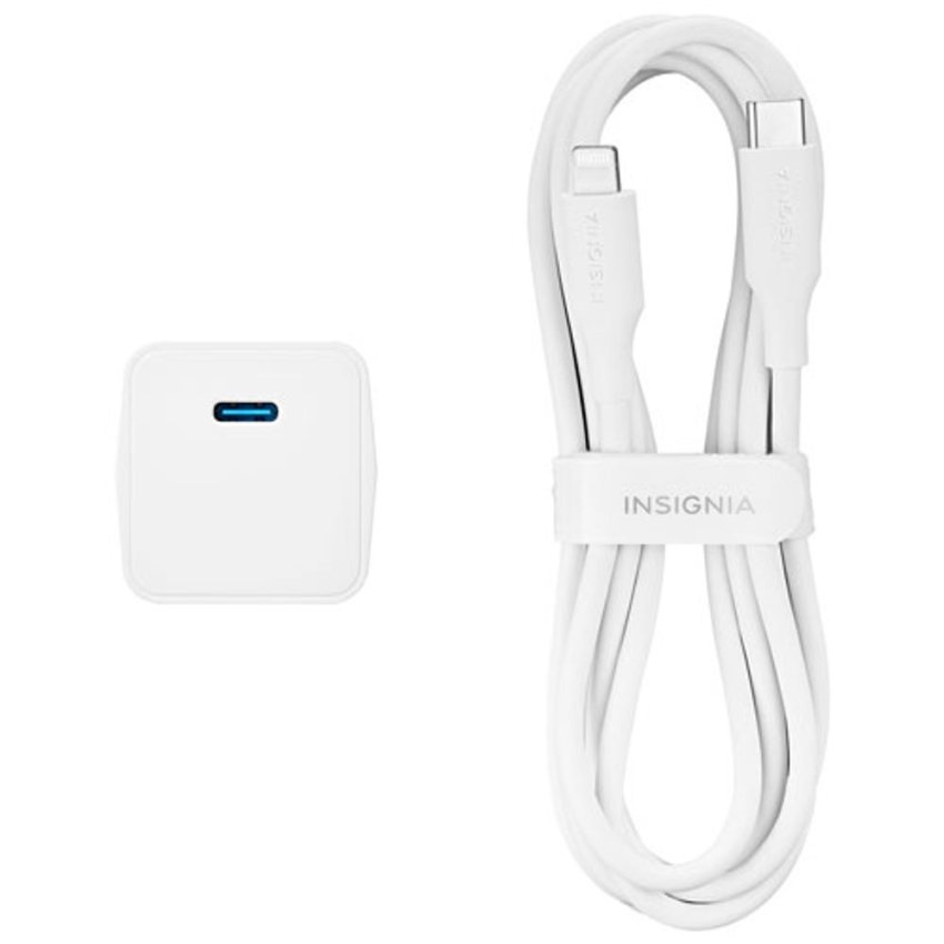 Insignia 30W USB-C Wall Charger - White