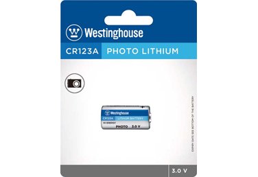 Westinghouse 3V Lithium Battery  CR123A