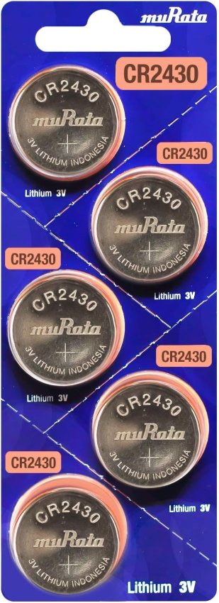 Murata CR2430 Battery  3V Lithium Coin Cell 