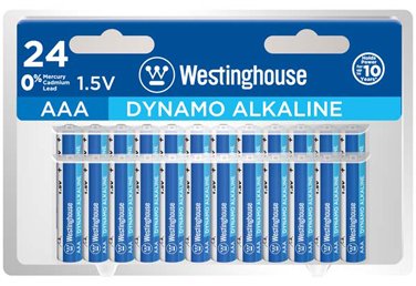 Westinghouse Dynamo Alkaline AA 24 pack