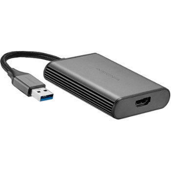Insignia USB to HDMI Adapter, Black, NS-PA3UHD-C