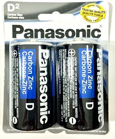 Panasonic Batteries Super Heavy Duty Power Zinc Carbon 2Pc Size D