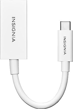 Insignia USB-C to DisplayPort Adapter, White, NS-PCACD-C
