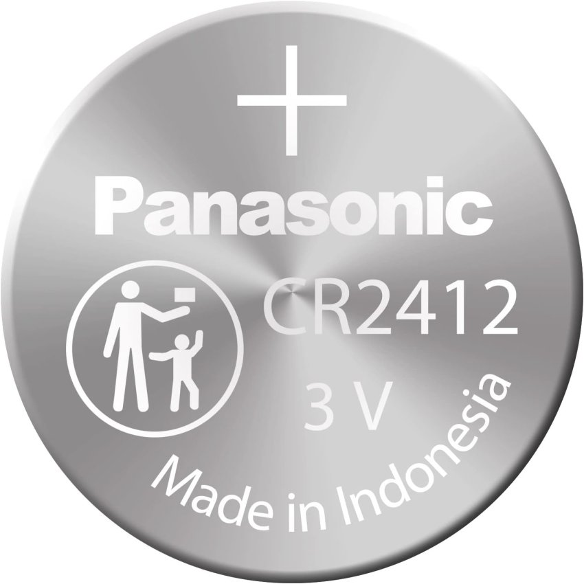 Panasonic CR2412 Lithium 3V Coin Cell Battery 