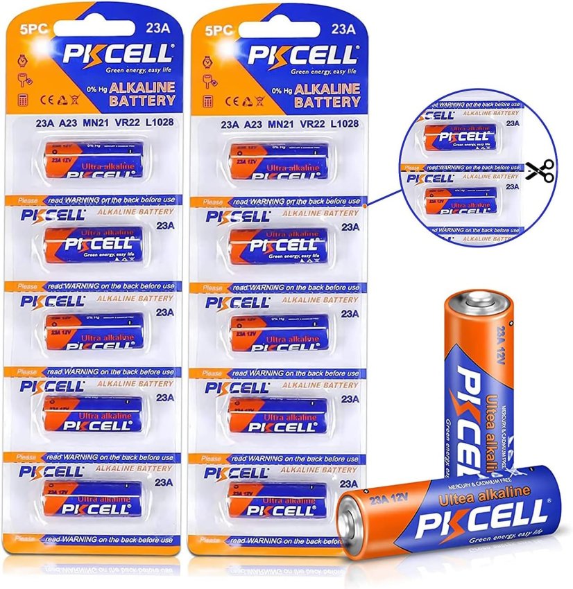 PKCELL 23A 12V Alkaline Battery 