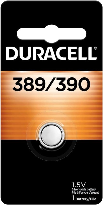 Duracell 389/390 Silver Oxide Button Battery