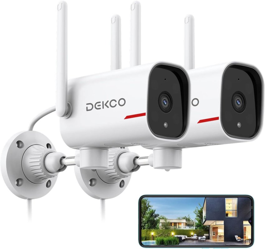 DEKCO HD Wi-Fi  Outdoor Security Camera