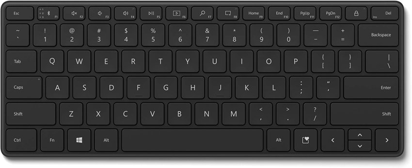 Microsoft Designer Compact Keyboard, Matte Black