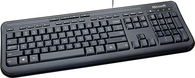 Microsoft Wired Desktop 600 Black,  Wired Keyboard and Mouse Combo