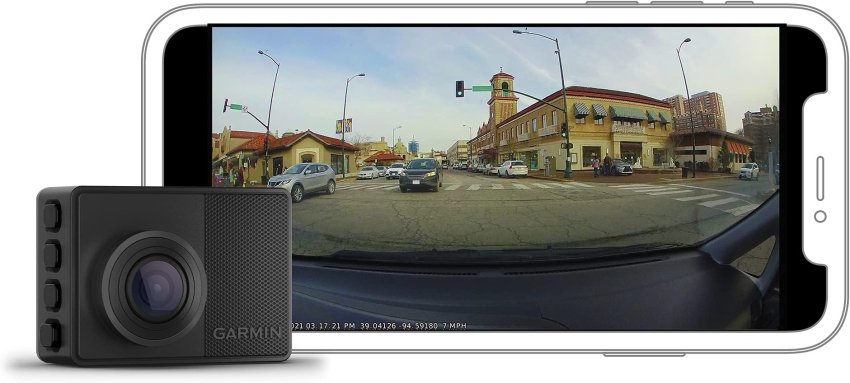 Garmin  Dash Cam 67W, 1440p and extra-wide 180-degree Lens