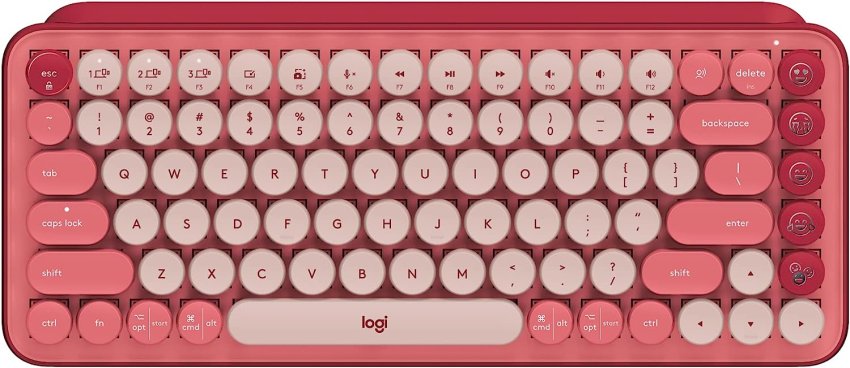 Logitech POP Mechanical Wireless Keyboard with Customizable Emoji Keys