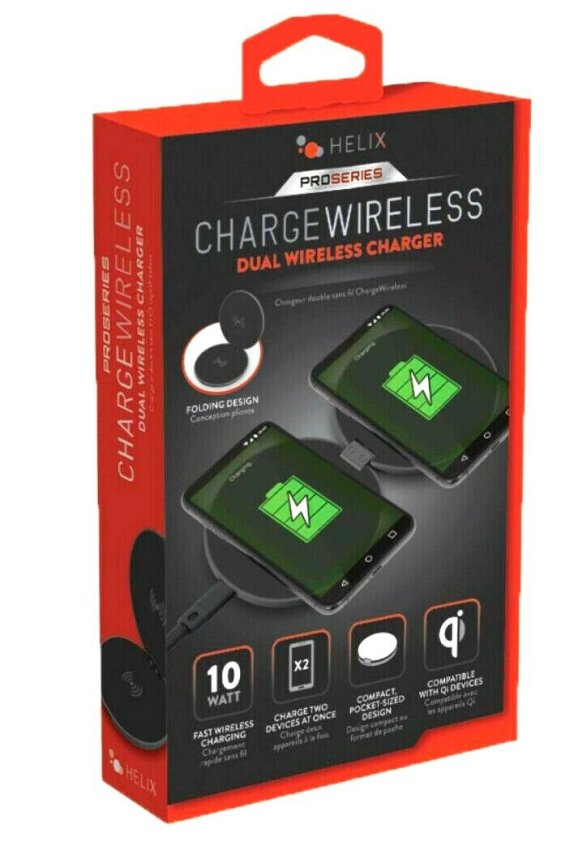Helix Charge Wireless Dual Wireless Charger  10 watts