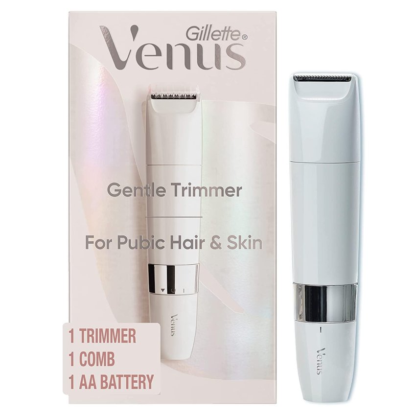Gillette Venus Intimate Grooming Womens Electric Razor, Bikini Trimmer for Pubic Hair and Skin