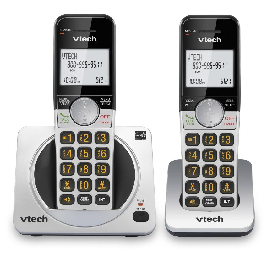 VTech 2 Handset Cordless Phone with Call Block, CS5219-2 