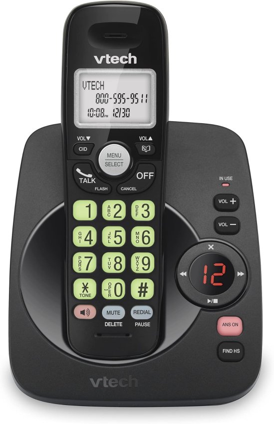VTech CS6224-11 Cordless  Answering System With Caller ID/Call Waiting,  Black