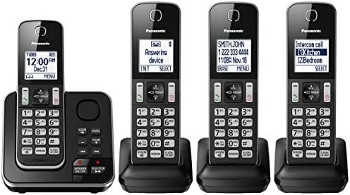 Panasonic KX-TGD394C 4-Handset Landline Telephone