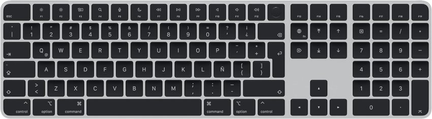 Magic Keyboard with Touch ID and Numeric Keypad for Mac models with Apple silicon, US English, Black Keys