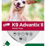 K9 Advantix II Flea and Tick Treatment for Small Dogs weighing less than 4.5 kg