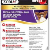 Zodiac Infestop for Dogs 4.5KG and Under
