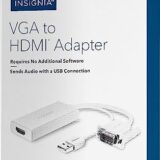 Insignia VGA to HDMI Adapter, NS-PCAVH-C Adapters/Accessories