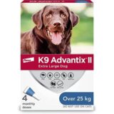 Elanco K9 Advantix ll Topical Flea & Tick Protection for X-Large Dog Breeds