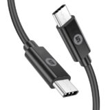 TopSync Ultra Speed 6ft USB 3.1 Type-C to Type-C Cable, Lifetime- brand warranty, compatible with thunderbolt 3 ports, tested certified