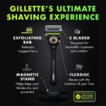 Gillette Labs Mens Razor with Exfoliating Bar, Shaving Kit for Men - Image 4
