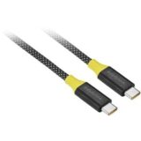 Insignia 8' 100W USB-C to USB-C Charge-and-Sync Braided Cable ,Black,NS-CC5A8FT