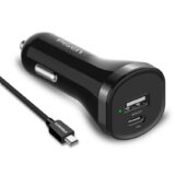 PISEN Port2 USB car charger, 2X USB ports, 30 day store warranty