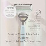 Gillette Venus for Skin and Pubic Hair, Razor for Women 3 Blades, Helps Protect Sensitive Bikini Area From Razor Fire