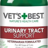 Vet's Best Feline Urinary Tract Support Cat Supplements, 60 Chewable Tablets