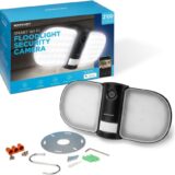 New Merkury Innovations MI-CW016-101W Outdoor Floodlight Security Camera